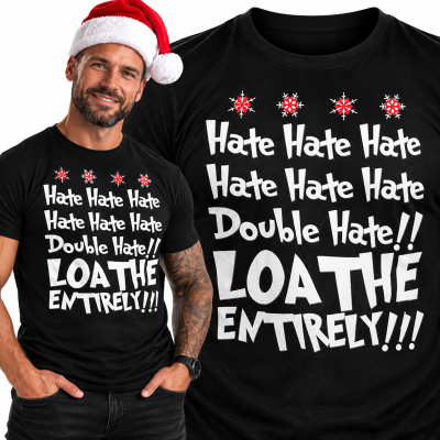 KOSZULKA ŚWIĄTECZNA THE GRINCH - HATES YOU